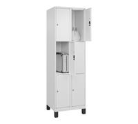 C + P Möbelsysteme C+P Armoire casier Classic PLUS 6 compartiments 1950 × 600 × 500 mm blanc Quantité:1
