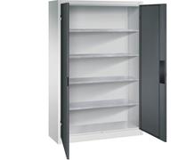 C + P Möbelsysteme C+P Armoire d'atelier pour charges lourdes, largeur 1200 mm, profondeur 400 mm, porte anthracite
