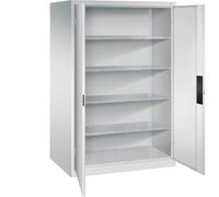 C + P Möbelsysteme C+P Armoire d'atelier pour charges lourdes, largeur 1200 mm, profondeur 800 mm, porte gris clair