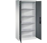 C + P Möbelsysteme C+P Armoire d'atelier pour charges lourdes, largeur 930 mm, profondeur 500 mm, porte anthracite