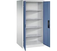 C + P Möbelsysteme C+P Armoire d'atelier pour charges lourdes | Largeur 930 mm | Profondeur 800 mm | Porte bleue
