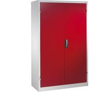 C + P Möbelsysteme C+P - Armoire de grande pièce extra haute - H x l : 1950 x 1200 mm - Profondeur : 500 mm - Porte rouge rubis
