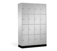 C + P Möbelsysteme C+P Armoire d'intro, 16 compartiments, H1950xL1220xP500mm Avant Corps gris clair Corps gris clair Gris clair Quantité:1