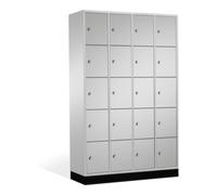 C + P Möbelsysteme C+P Armoire d'intro, 20 compartiments, H1950xL1220xP500mm Avant Corps gris clair Corps gris clair Gris clair Quantité:1