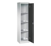 C + P Möbelsysteme C+P Armoire environnementale Acurado, 1950x502x500mm, 7035/7016 Quantité:1