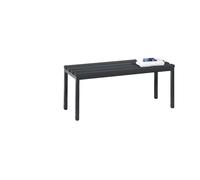 C + P Möbelsysteme C+P Basic Banc de garde-robe en plastique Longueur 1000 mm Gris noir