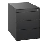 C + P Möbelsysteme C+P Caisson roulant en acier, 563x430x581mm, 9005/9005 Quantité:1
