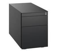C + P Möbelsysteme C+P Caisson roulant en acier, 563x430x781 mm, 9005/9005 Quantité:1