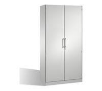 C + P Möbelsysteme C+P Classeur Asisto avec portes tournantes, 5 hauteurs de dossier, H1980xL1000xP435mm avant gris clair corps gris clair gris clair Quantité:1