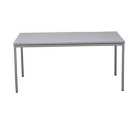 C + P Möbelsysteme C+P Table à quatre pieds, table polyvalente, 750x1200x800mm, 7035/Décor gris clair Quantité:1