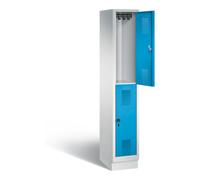 C + P Möbelsysteme Vestiaire à deux étages C+P Evolo, H1800xL320xP500mm, 48320-10|S10043 Quantité:1