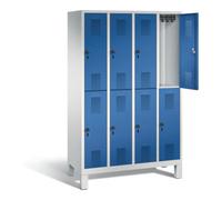 C + P Möbelsysteme Vestiaire à deux étages C+P Evolo, H1850xL1190xP500mm, 48310-40|S10192 Quantité:1