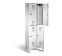 C + P Möbelsysteme Vestiaire à deux étages C+P Evolo, H1850xL610xP500mm, 48310-20|S10034 Quantité:1