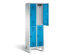 C + P Möbelsysteme Vestiaire à deux étages C+P Evolo, H1850xL610xP500mm, 48310-20|S10137 Quantité:1