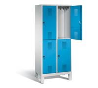 C + P Möbelsysteme Vestiaire à deux étages C+P Evolo, H1850xL810xP500mm, 48310-22|S10060 Quantité:1