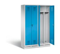 C + P Möbelsysteme Vestiaire noir et blanc C+P Evolo, H1800xL1190xP500mm, 48022-40|S10019 Quantité:1