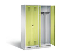 C + P Möbelsysteme Vestiaire noir et blanc C+P Evolo, H1800xL1190xP500mm, 48022-40|S10241 Quantité:1