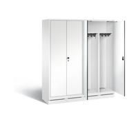 C + P Möbelsysteme Vestiaire noir et blanc C+P Evolo, H1800xL1590xP500mm, 48022-42|S10075 Quantité:1