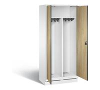 C + P Möbelsysteme Vestiaire noir et blanc C+P Evolo, H1800xL810xP500mm, 48022-22|S10092 Quantité:1