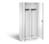 C + P Möbelsysteme Vestiaire noir et blanc C+P Evolo, H1800xL810xP500mm, 48022-22|S10129 Quantité:1
