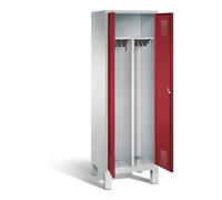 C + P Möbelsysteme Vestiaire noir et blanc C+P Evolo, H1850xL610xP500mm, 48012-20|S10175 Quantité:1
