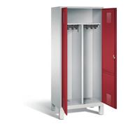 C + P Möbelsysteme Vestiaire noir et blanc C+P Evolo, H1850xL810xP500mm, 48012-22|S10070 Quantité:1