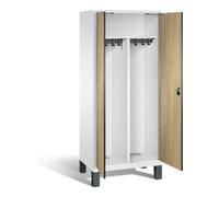C + P Möbelsysteme Vestiaire noir et blanc C+P Evolo, H1850xL810xP500mm, 48012-22|S10084 Quantité:1