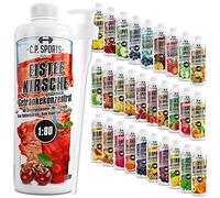 C.P. Sports sirop pour boissons cerise au thé glacé 1 litre + distributeur à pompe