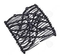 C Peigne Magique Peignes de Cheveux Perles épingles à Cheveux de Cheveux Extensible Double Clips Femmes Accessoires De Cheveux