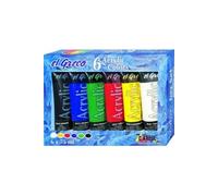 C. Kreul – Couleurs acryliques El Greco – 6x75 ml, brillantes, hautement pigmentées, qualité d'étude