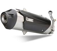 MIVV Pot d'échappement complet Urban Inox homologué pour Piaggio Beverly 125 2014-2016