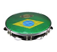 C-PL11-01B - Pandeiro 11" Noir - Drapeau Brésil