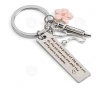 C Porte-clés 12x50mm cadeaux pour infirmières porte-clés pour femmes cadeaux pour infirmières praticiennes cadeau de remerciement
