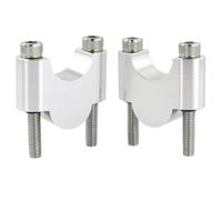 C Pour CRF450RL 2021-2025 Pour CRF450L 2019-2020 Pour CRF450X 2014-2025 Rehausseurs De Guidon Pour Moto 22 Mm 7/8" Fat Bar Rehausseurs De Guidon Pour Moto(Silver,30mm)