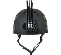 C-Preme Krash FS Casque Jeune Cube Hart Noir 54-58 cm dès 8 Ans | Casque multisport certifié CE avec mousse EPS, coque PVC, réglage à molette, ventilation et mohawk 3D flexible