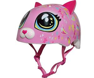 C-Preme Raskullz Tdlr Cat PNK 3+ 48-52 cm 2021 Casque Jeunesse Unisexe, Astro Chat Rose, Unisize 48-52CM