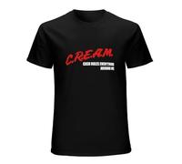 C.R.E.A.M. Cash Rules Everything Abound Me Mens T-Shirt Unisex Black Top Tee M