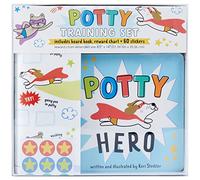 C.R. Gibson BTBB-24938 Livre de tableau de héros, tableau de récompense mural et autocollants pour les tout-petits, multicolore, 4 pièces