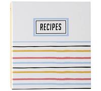 C.R. Gibson Classeur pour cartes de recettes, standard, multicolore