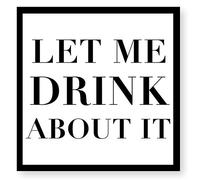 C.R. Gibson TW4-18857 Serviettes en papier pour cocktail Let me Drink About it