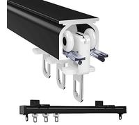 C Ra 50 600 cm Barres murales coulissantes en aluminium robuste pour suspendre des rideaux lourds