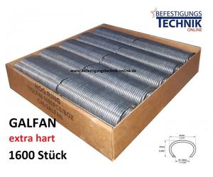 C-RING Agrafe 11GLF40 HR45 GALFAN 11GA haute résistance CL45 Flex pour pince à gabion 1.6M KL-93