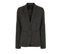C.Ro - Blazer à Carreaux Marron - Style Classique - Femme - Vestes - Noir - Taille: 48 FR