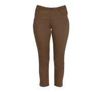 C.Ro - Pantalon Bronze Détail Zip Suzanne - Femme - Pantalons - Brun - Taille: 50 FR