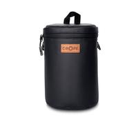 C-Rope Étui étanche pour Objectif avec Fermeture éclair étanche - Sac de Protection pour objectifs d'appareil Photo - Étui d'objectif de qualité supérieure, Noir, L, Sac à Dos