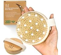 C.S.M Brosse pour le corps pour une exfoliation humide ou sèche et douce pour une peau plus lisse et plus lumineuse - élimine la cellulite et la peau sèche, améliore la circulation