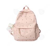 C Sac à dos scolaire 42x30x13cm sac à dos pour étudiants style collège nouvelle tendance sac à dos simple et frais rose cartable