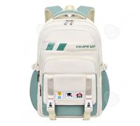 C Sac à dos scolaire 43,5x31x17cm sac à dos d'étudiant léger et imperméable à l'eau de grande capacité de style anglais cartable