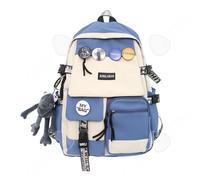 C Sac à dos scolaire 45x31x14cm sac à dos de l'élève nouvelle grande capacité collision couleur loisirs sac à dos de voyage