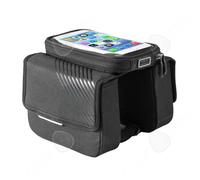 C Sacoche velo 18x12cm poche pour téléphone amovible conception de grande capacité des deux côtés sac pour trottinette prise casque